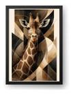 Girafa Geométrica Moderna 50x70cm
