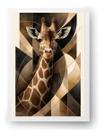Girafa Geométrica Moderna 50x70cm
