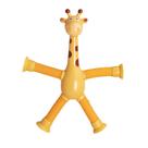 Girafa Pop It Tubo Led Brinquedo De Puxar Colorido Un. AMARELO