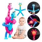 Girafas Pop It Tubo Led Estica E Gruda Montessori Magic Unid