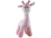 Girafinha Bebê De Pelúcia Rosa Animal Fun 14420 - BUBA