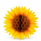 Girassol Decorativo com Centro Colmeia 3D 25cm