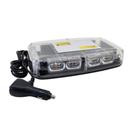 Giroflex De Led Ambar 12V e 24V 72 LEDs Retangular com Imã