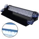 Giroflex Interno 12V Led Viatura Polícia Guincho Parabrisa Strobo Branco Giroled Rayx Lt2032b