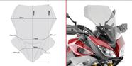 Givi bolha parabrisa p/ mt-09 tracer 2015 d2122s