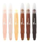 Giz Cera Retratil Tons De Pele 6Cores Mega Gel Tris Giz Cera Retratil Tons De Pele 6Cores Mega Gel Tris
