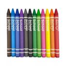 Giz de Cera 12 Cores - School Basics Giz de Cera 12 Cores - School Basics