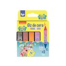 Giz de Cera Bicolor Duas Pontas Bob Esponja 12 Cores Lavável Giz de Cera Bicolor Duas Pontas Bob Esponja 12 Cores Lavável