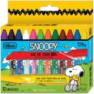 Giz de Cera Big 12 Cores Redondo Snoopy Giz de Cera Big 12 Cores Redondo Snoopy