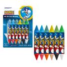 Giz De Cera Big Bicolor Sonic 6 unidades 12 Cores Leo&Leo Giz De Cera Big Bicolor Sonic 6 unidades 12 Cores Leo&Leo