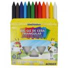 Giz de Cera Big Triangular 12 Un. 95Gr