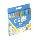 Giz de Cera Cis Big - 12 Embalagens com 12 Cores