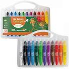 Giz de Cera Color Gel Retrátil Lavável Não Tóxico 12 Cores Giz de Cera Color Gel Retrátil Lavável Não Tóxico 12 Cores
