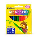 Giz de Cera com 12 Cores - Acrilex Giz de Cera com 12 Cores - Acrilex