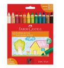 Giz De Cera Ecogizes 12 Cores Faber Castell