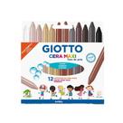 Giz De Cera Fino Giotto Maxi Tons De Pele 12Cor