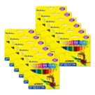 Giz de cera jumbo Acrilex com 112g, kit com 12 caixas