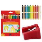 Giz de Cera Jumbo Faber-Castell - 12 Cores