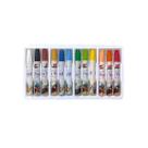 Giz De Cera Pastel Oleoso VMP Escrita Macia 12 Cores Vivas
