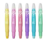 Giz de Cera Retrátil 6 Cores Pastel Mega Gel Color - Tris Giz de Cera Retrátil 6 Cores Pastel Mega Gel Color - Tris
