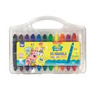 Giz de Cera Retrátil Bob Esponja Aquarela Neon Bastão 12 Cor