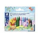 Giz de Cera Staedtler Triangular Jumbo com 12 Cores Vibrantes 120g Giz de Cera Staedtler Triangular Jumbo com 12 Cores Vibrantes 120g