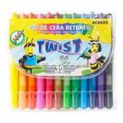 Giz de cera twist retratil acrilex un 090100000 Giz de cera twist retratil acrilex un 090100000