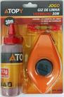 Giz de Linha 30m Vermelho Com Refil - Atopy