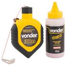 Giz de Linha Vermelho Drywall 30m com Refil 3313030091 Vonder Giz de Linha Vermelho Drywall 30m com Refil 3313030091 Vonder