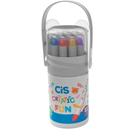 Giz e Cera Criatic Fun Retratil 12 Cores