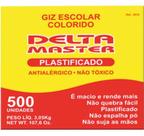 Giz Escolar Colorido Master Caixa C/500 Unidades Giz Escolar Colorido Master Caixa C/500 Unidades