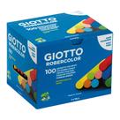 Giz Escolar Robercolor Colorido com 100 unidades Giotto Giz Escolar Robercolor Colorido com 100 unidades Giotto