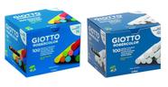 Giz Escolar Robercolor com 100 branco + 100 colorido Giotto Giz Escolar Robercolor com 100 branco + 100 colorido Giotto