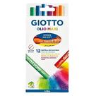 Giz Giotto Olio Maxi 12 Cores Tons Pasteis Oleosa