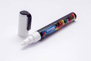 Giz Líquido 5mm 8g Caneta Ponta Dupla Lousa Vidro Branco