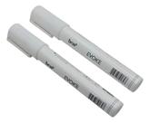 Giz Líquido Branco Caneta 6mm Com Ponta Redonda Brw 2 Unid Giz Líquido Branco Caneta 6mm Com Ponta Redonda Brw 2 Unid