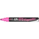 Giz liquido cis ponta ogiva 5mm rosa cx.c/06 sertic