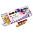 Giz Pastel A Óleo Pentel Arts 16 Cores Bastão Oleoso