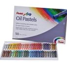 Giz Pastel Óleo 49 cores 50 Bastões - Pentel -