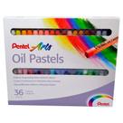 Giz pastel oleoso PHN-36 - com 36 cores - Pentel
