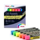 Giz Pastel Oleoso Uso Artístico 06 Cores Pentel Arts PHN