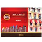 Giz Pastel Seco com 36 Cores Soft Toison Dor Koh-I-Noor 8515
