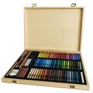 Giz Pastel Seco Conte Á Paris Carré 84 Cores Estojo Madeira
