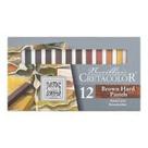 Giz Pastel Seco Cretacolor Brown Hard 12 Cores Giz Pastel Seco Cretacolor Brown Hard 12 Cores