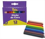 Gizao de cera roke 12 cores pacote c/6 estojos