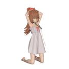 GK Figure Rurudo Lion com anime Girl e suporte para telefone em PVC de 21 cm