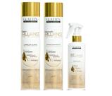 Glatten Brilliance Shampoo e Condicionador e Leave-in