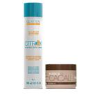 Glatten Citrox Shampoo 300 ml e Plástica de Cacau 250 gr