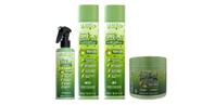 Glatten Kiwi Fruit Shampoo e Condicionador e Máscara e Leave-in