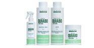 Glatten Quiabo e Chá Verde Shampoo e Condicionador e Máscara e Leave-in Glatten Quiabo e Chá Verde Shampoo e Condicionador e Máscara e Leave-in